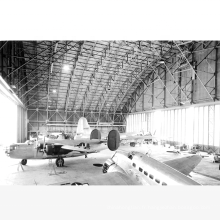 Structure en acier préfabriqué Hangar Hangar Roof Cover Space Frame Airplane Hangar Prix